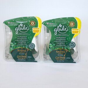 GLADE Plug-ins Scented Oil Nutcracker Enchanted Evergreens Sparkling Fir Balsam